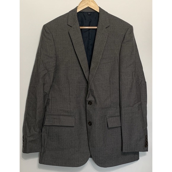 J.CREW Other - J.Crew Thompson Suit Jacket Formal WOOL Gray 2 Button Front Men's Size 40R